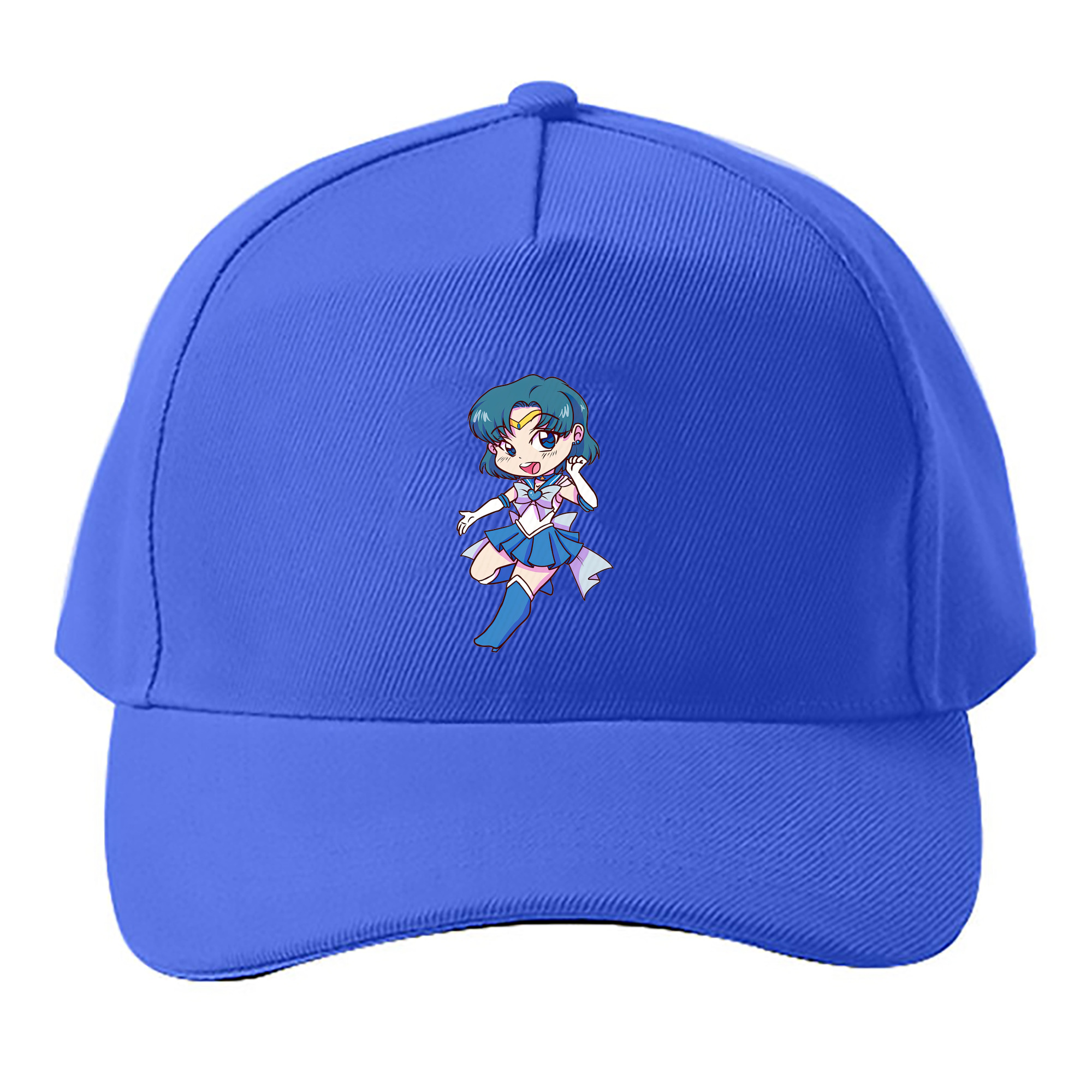 （画像用） 美少女戦士セーラームーン 水野 亜美 みずの あみ Sailor Moon Mizuno Ami ベースボールキャップ 綿100％ 男女兼用 帽子 スポーツ
